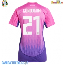 Camisa de time de futebol Alemanha Ilkay Gundogan #21 Replicas 2º Equipamento Feminina Europeu 2024 Manga Curta